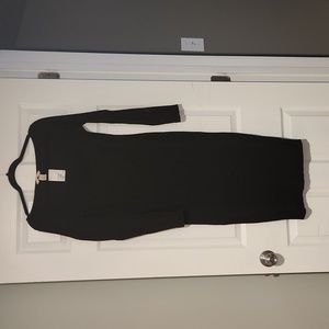 NWT H&M Rib Knit Midi Dress with Scoop Neck